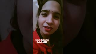 Ek ladki Sirf itna Chahti hai🥰🥰🥰 Shifaliraj143 romance lovestatus girlswish [upl. by Yunick]