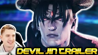 Devil Jin Trailer Reaction Maining Him And Kazuya [upl. by Lange497]