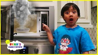 Ryans Daddy burnt the popcorn while mommy was away [upl. by Yam262]