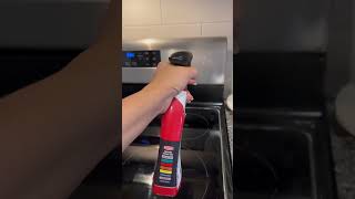 Clean the dirty stove with me cleaning stove cleaning cleanwithme stovecleaning kitchen [upl. by Josefina]