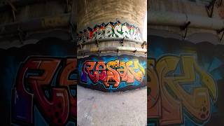 GRAFFITI WITH THE WIDEST CAP IN THE WORLD 😧 graffitiart graffiti [upl. by Divd]