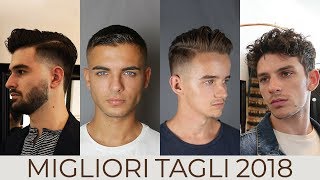 MIGLIORI TAGLI DI CAPELLI PER UOMO  Tendenze Capelli Uomo [upl. by Kylynn]