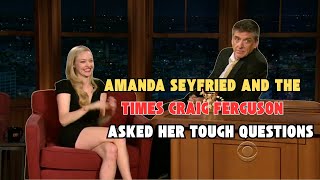 Amanda Seyfried and the times Craig Ferguson asked her tough questions  MRBeat [upl. by Aliuqehs26]