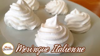 Recette Meringue Italienne Inratable Rapide et Facile [upl. by Alano754]