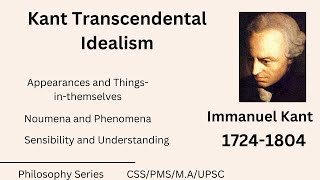 Kant Transcendental Idealism  Noumena and phenomena Western Philosophy  UrduHindi [upl. by Jerry864]