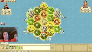 Lets Play Settlers of Catan Part 1 Too Epic for a Tutorial [upl. by Amyaj109]