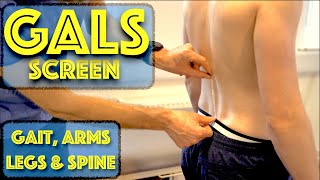 GALS Screen  Gait Arms Legs and Spine  GALS Examination Musculoskeletal Screen  Dr Gill [upl. by Mobley]