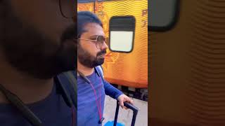 Travelling from NDLS to PNBE Tejas Rajdhani Exp travel tejasrajdhaniexpress minivlog shorts [upl. by Adnwahsor]