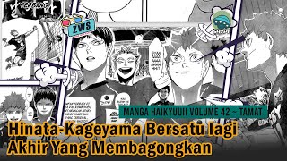 ALUR CERITA MANGA HAIKYUU VOLUME 42  VOLUME 45 TAMAT  ZWS 10 [upl. by Hazard]