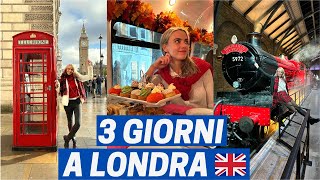 LONDRA COSA VEDERE IN 3 GIORNI  Itinerario insolito tra attività gratis e Harry Potter Studios [upl. by Dimitris]