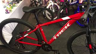 Trek Marlin 5 Red 2018 Mountain Bike Review [upl. by Darton126]