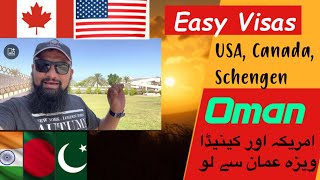 Easy USA Canada Schengen visa from Oman  unitedstates departmentofstate [upl. by Anyale]