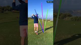 guess the tracer line  golf golftracer golftrickshot golfcourse golfshorts golftips golfing [upl. by Ramedlab496]