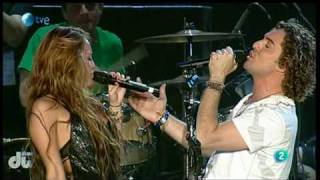 Cuando te miro a los ojos ft David Bisbal  Rock in Rio Madrid 2010 6 de Junio [upl. by Grondin]