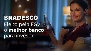 Bradesco Eleito pela FGV o melhor banco para investir [upl. by Sudaorb]