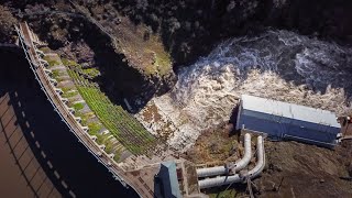 Draining of Copco Lake  Klamath River Dam Removal filmed 12524 [upl. by Valentino876]