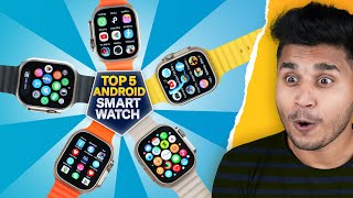 TOP 5 Best Android Smartwatches⚡️ With Dual HD Camera 4G LTE Video Calling🔥 2GB Ram Simcard✅ [upl. by Nylednarb]