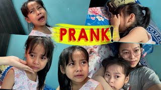 First PRANK with Aanie😱 ruda ruda tauko dukhyo 🤕 Hamro Sansar [upl. by Hodosh]