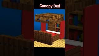 Canopy Bed minecraft shorts bed [upl. by Ennairek]