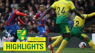 HIGHLIGHTS  Crystal Palace 20 Norwich City [upl. by Nordgren]