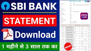 Sbi bank statement kaise nikale 2024  sbi statement pdf download  bank statement  sbi [upl. by Abrahan852]