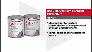 USG Durock™ Brand Fusion™ Primer [upl. by Masha]