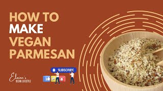 Raw Vegan Parmesan Quick Simple and Easy to Make [upl. by Alix]