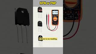 Identifying NPN and PNP Transistors Using a Multimeter howto transistor npn pnp bjt [upl. by Phira]