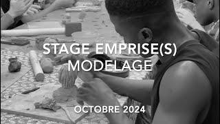 Stage Emprises modelage  octobre 2024 [upl. by Cedell]