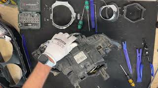 X3 E83 headlight  Repair DIY cover replacment [upl. by Yboj140]