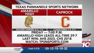 VIDEO Amarillo High and Caprock continue inner city football rivalry this Friday night [upl. by Saturday]