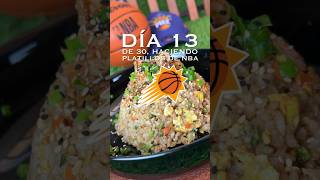 Yakimeshi con camarones de los Suns de la NBA yakimeshi arroz [upl. by Eelasor130]