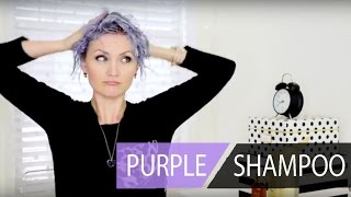 The New Way to Use Purple Shampoo on Platinum Hair [upl. by Rasaec]