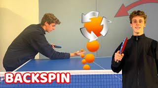 The BEST Backspin Serve Tutorial  Unbeatable [upl. by Refynnej]