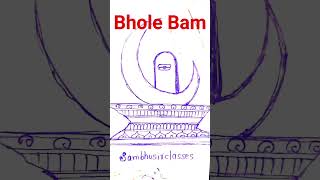 Bhole Bam short trending viralvideo viralreels art drawing scathing pencildrawing [upl. by Makell827]