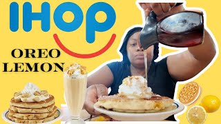 IHOP LEMON OREO PANCAKES [upl. by Lyrred]