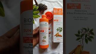 Biotique sandalwood sunscreen shorts short [upl. by Dorthy]