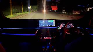 POV Night drive Bandipur  Gundlupete BMW 630i GT M Sport [upl. by Lemal]