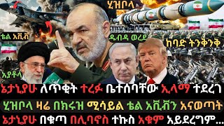 ኔታኒያሁ ድጋሚ ለጥቂት አመለጡ  እስራኤል በክሩዝ ሚሳይል ማእበል ተመታች  የኢራን ከባድ ውሳኔ  Ethio Media  Ethiopian News [upl. by Reeba]