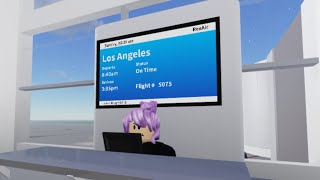 RexAir Robloxia To Los Angeles Flight 5070 E175 [upl. by Nathanoj304]