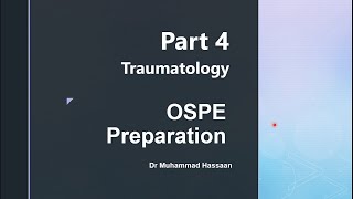 Forensic Medicine OSPE  Part 4  Traumatology [upl. by Riker]