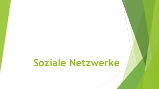 Digitale Grundlagen Soziale Netzwerke einfach und kurz erklärt [upl. by Castro]