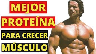 Cuál es la MEJOR PROTEÍNA para aumentar MASA MUSCULAR [upl. by Oneal]