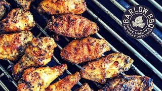 How to Make Grilled Chicken Wings  Weber Genesis Gas Grill  Barlow BBQ [upl. by Kcub]