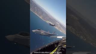 F35A F22 A10C F16 P51 Joint Flight exercise training usarmy military marines soldier [upl. by Juetta]