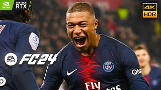 FC 24 Lille vs PSG French League 1 Match fc24 theviralfifa [upl. by Navonoj]