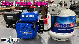 212cc Propane Go Kart Engine  Duromax XP7HPX Dual Fuel Engine [upl. by Eillehs979]