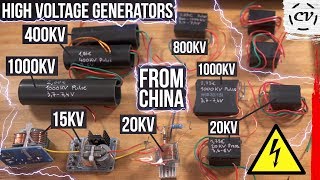 High Voltage Generator Comparison 15KV 20KV 400KV 1000KV [upl. by Babita738]