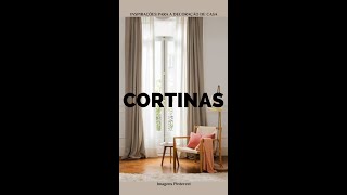 CORTINAS  INSPIRAÇÃO PARA DECORAÇÃO DE CASA SHORTS [upl. by Pinchas]