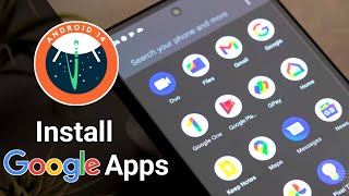 How To Install GAPPS in Any Custom Rom  For Android 1314 Encrypted and Decrypted Roms [upl. by Hotze]